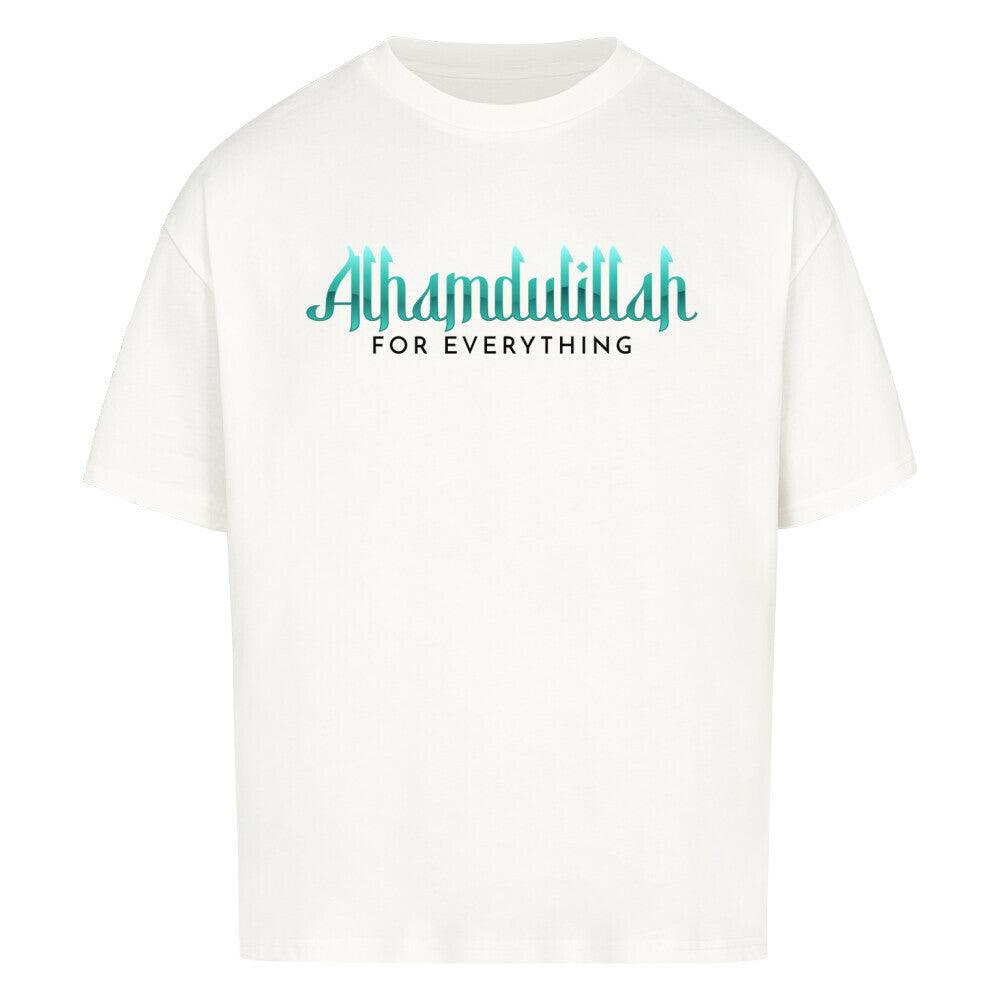 Premium Oversized Shirt Alhamdulillah - Nazariclothing