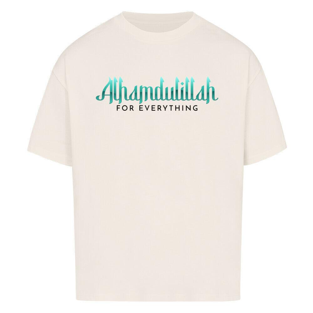 Premium Oversized Shirt Alhamdulillah - Nazariclothing
